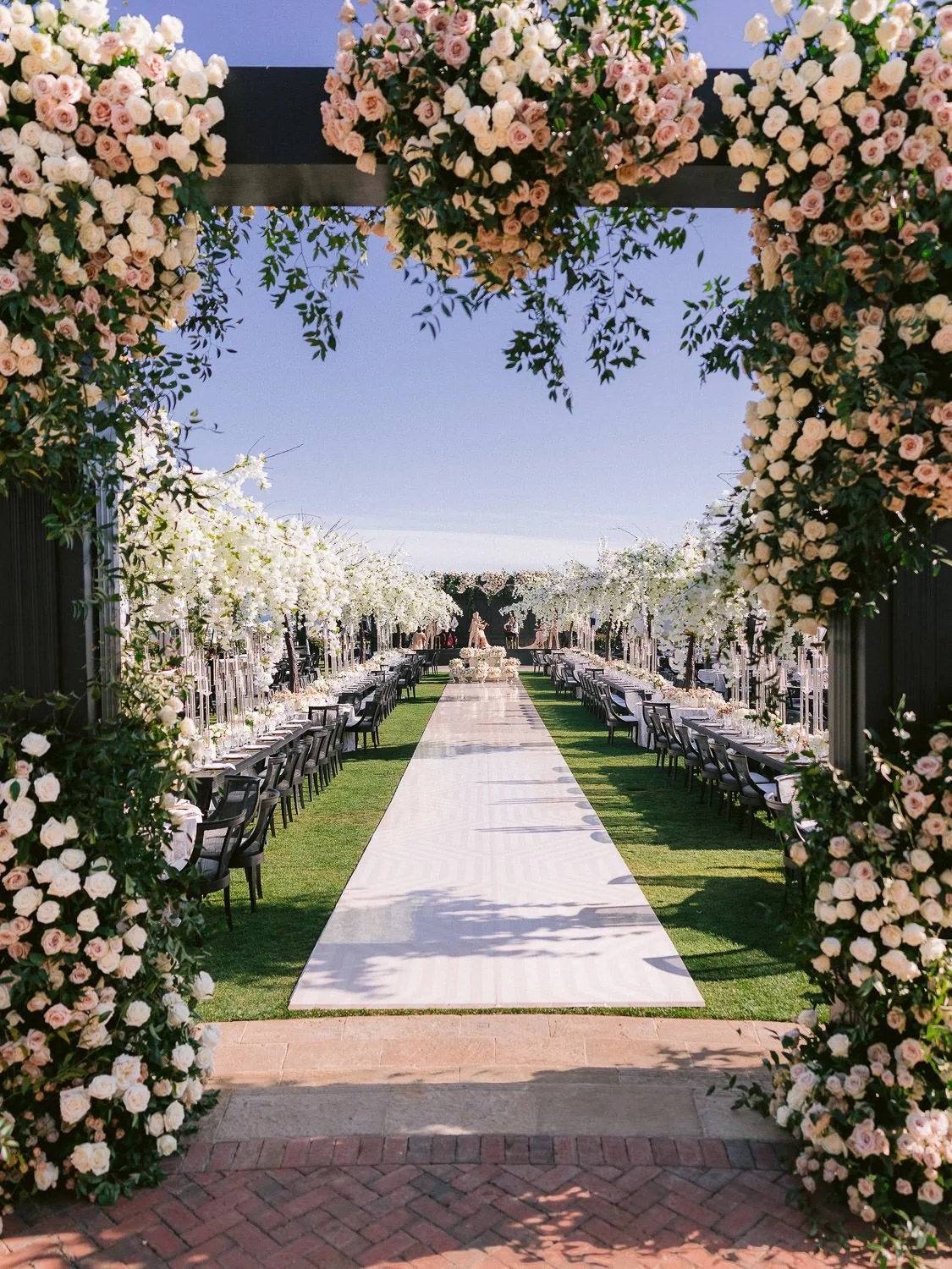 Rosewood Miramar Beach wedding reception design by Eddie Zaratsian